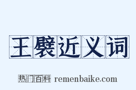 王襞近义词是什么意思的图片